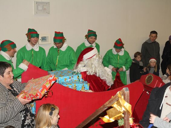 Le traîneau rempli de cadeaux